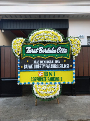 Papan Bunga Duka di Rimbo Ilir