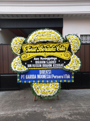Papan Bunga Duka di Rimbo Ilir