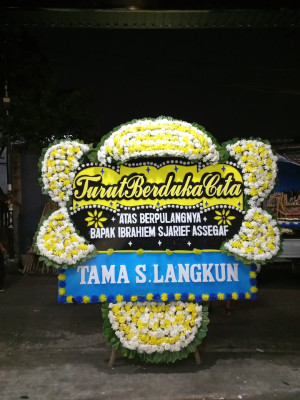 Papan Bunga Duka di Rimbo Ilir