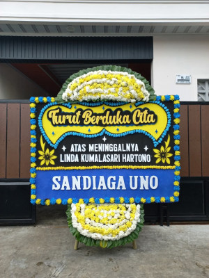 Papan Bunga Duka di Rimbo Ilir