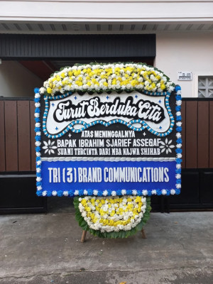 Papan Bunga Duka di Rimbo Ilir